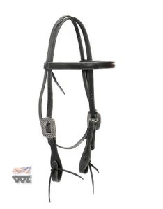 Suitset PC Black Latigo Headstall